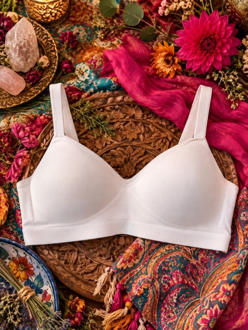 4/$15 Hanes 3XL White Wirefree T-Shirt Bra Plus Size ComfortFlex Minimalist Ever